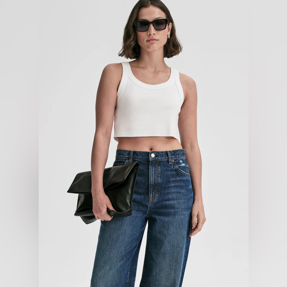 A.L.C. | Halsey Crop Tank | White